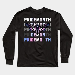 Pride Moth Trans Long Sleeve T-Shirt